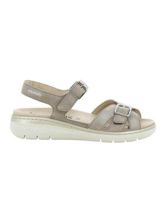 Wedges Mobils en coloris Gray
