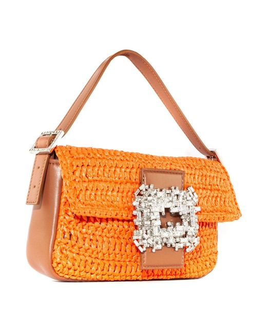 Gedebe Orange Handbags