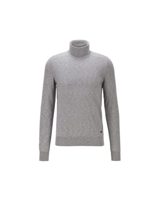 HUGO Gray Turtlenecks for men