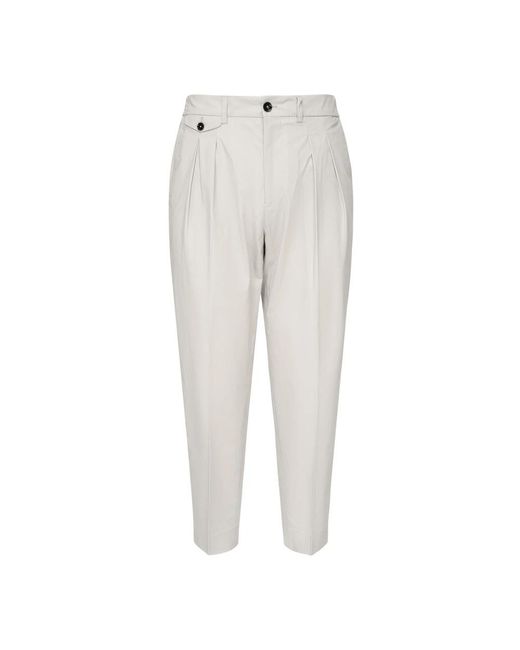 BE ABLE Gray Slim-Fit Trousers for men