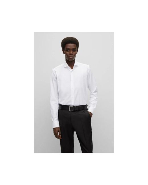 HUGO White Formal Shirts for men