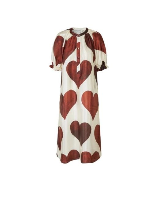 Stine Goya Red Midi Dresses
