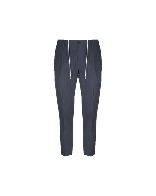BE ABLE Blue Slim-Fit Trousers for men