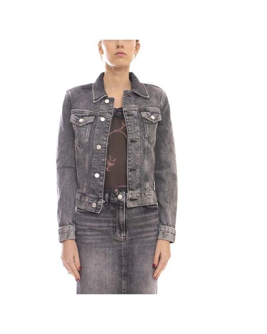 Moschino Gray Denim Jackets