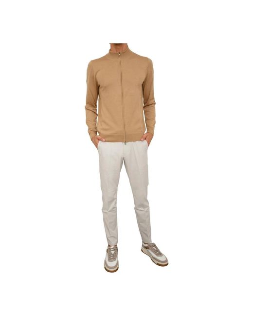 HUGO Truien & Vesten ,Bruin ,Wol Balonso-L Cardigan in het Natural voor heren