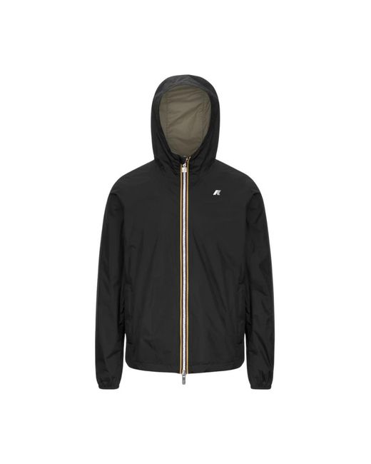 K-Way Black Light Jackets for men