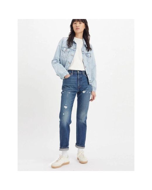 Levi's Rechte Jeans in het Blue