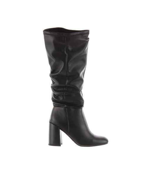 Steve Madden Black Heeled Boots