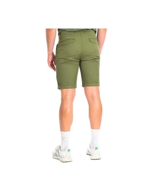 La Martina Weiße bermuda-shorts für einen lässigen und trendigen look in Green für Herren