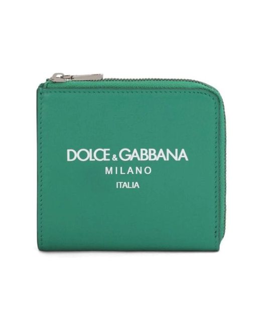 Dolce & Gabbana Green Wallets & Cardholders for men