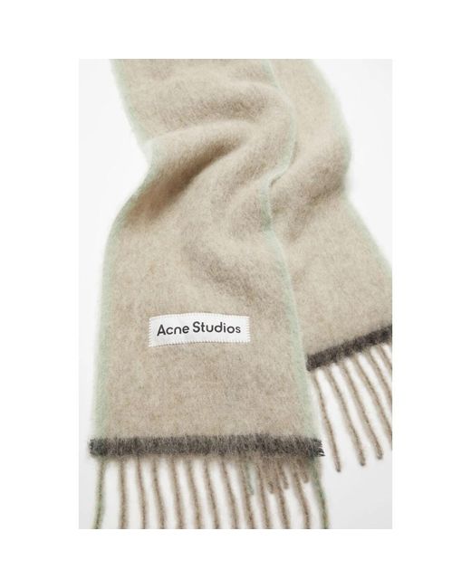 Acne Natural Winter Scarves for men