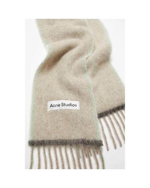 Acne Natural Winter Scarves for men