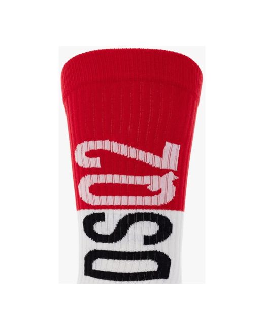 DSquared² Socks in het Red voor heren