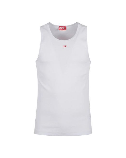 Sleeveless Tops di DIESEL in White da Uomo