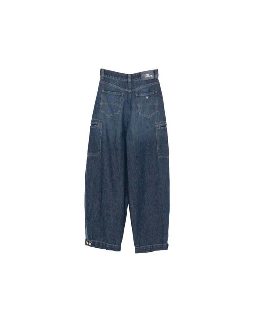 Emporio Armani Blue Loose-Fit Jeans