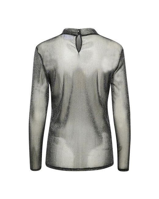 Saint Tropez Long Sleeve Tops in het Gray