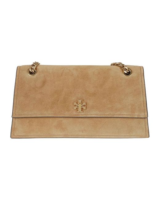 Tory Burch Natural Shoulder Bags