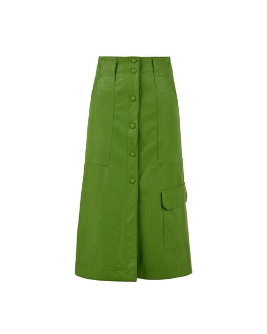 Beatrice B. Green Midi Skirts