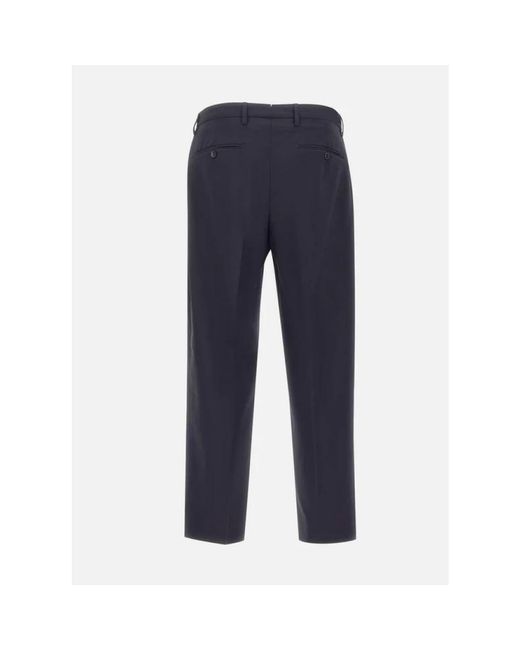 BRIGLIA Blue Suit Trousers for men
