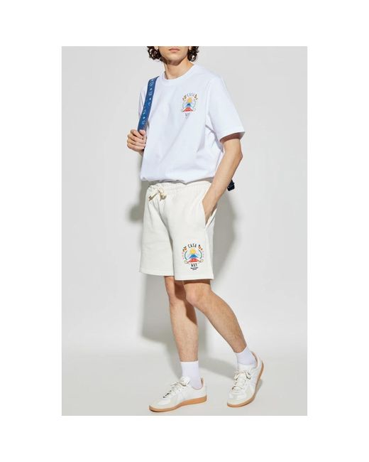 Casablanca Casual Shorts in het White voor heren