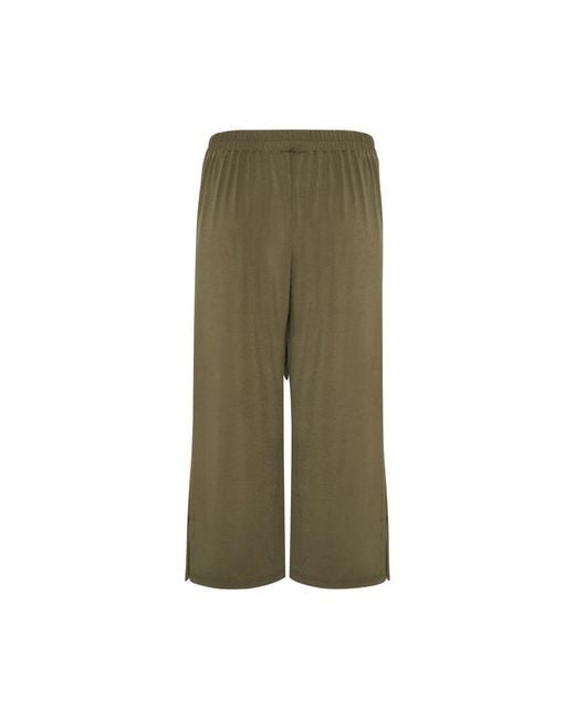 Kaffe Green Cropped Trousers