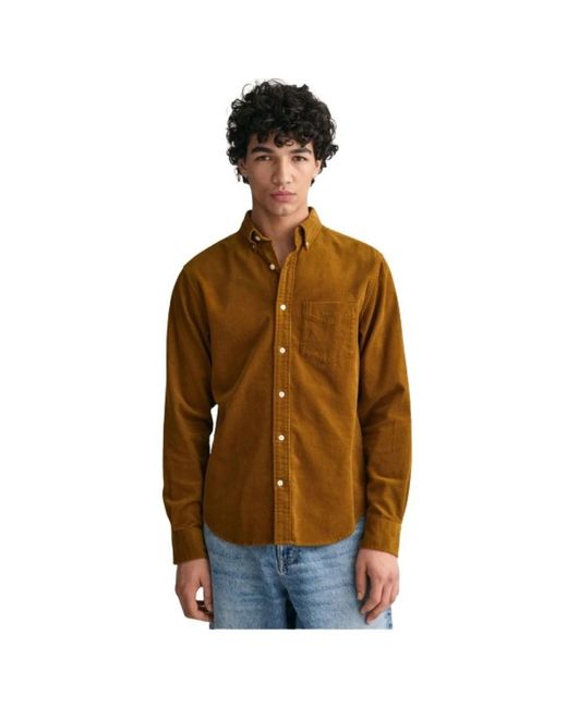 Gant Brown Casual Shirts for men