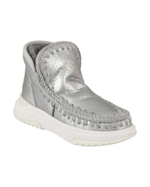 Mou Gray Winter Boots