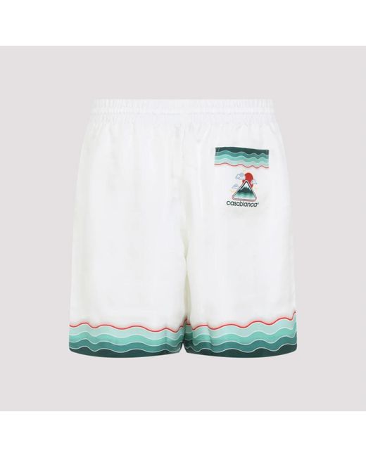 Casual Shorts Casablanca de hombre de color White
