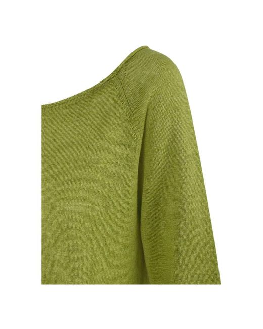 Round-Neck Knitwear Cortana de color Green