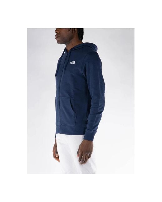 The North Face Blue Zip-Throughs for men