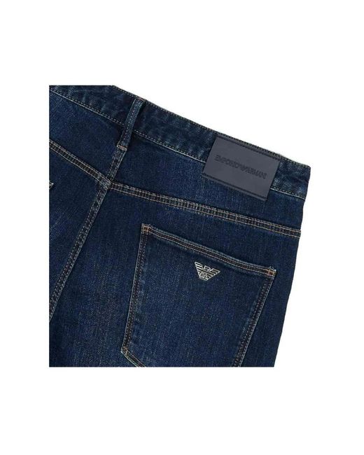 Emporio Armani Blue Slim Fit Jeans for men