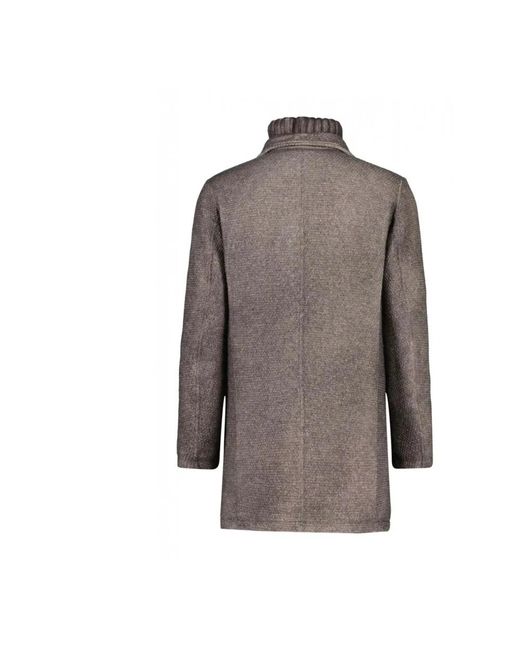 Gimo's Brown Single-Breasted Coats for men