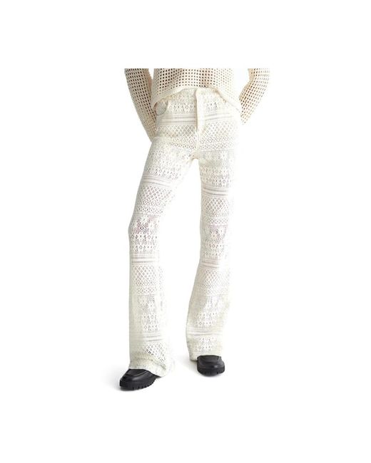 Liu Jo White Slim-Fit Trousers
