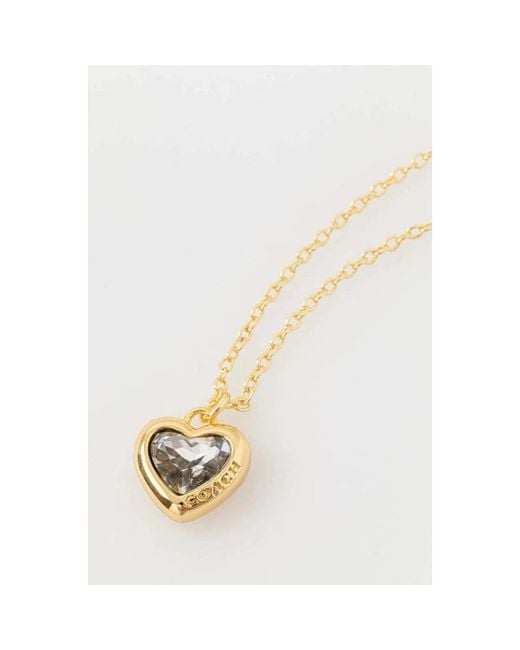 Necklaces COACH de color White