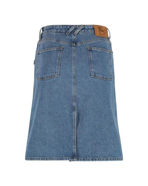 Burberry Blue Denim Skirts