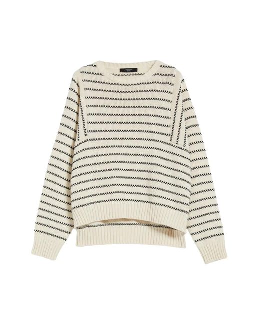 Natura suéter crema Weekend by Maxmara de color White