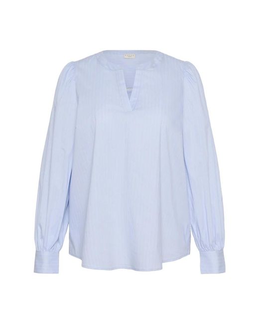 Kaffe Nantucket Breeze Blouse in het Blue