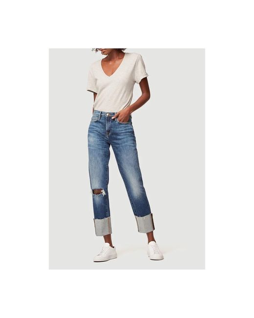FRAME Blue Loose Fit Jeans