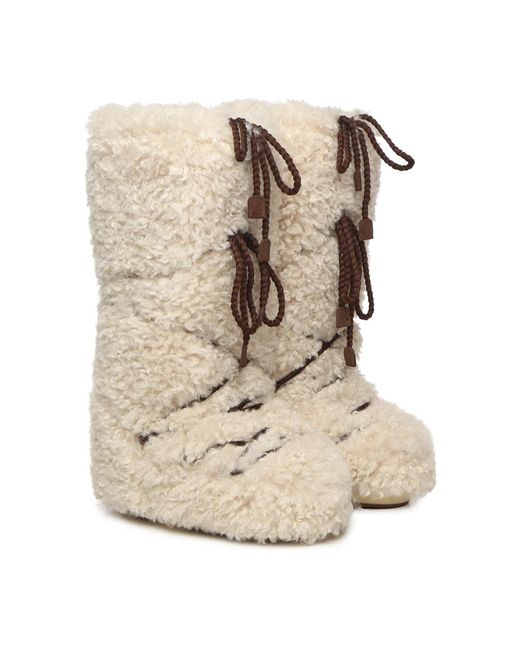 Moon Boot Natural Winter Boots