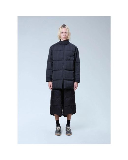 Yohji Yamamoto Blue Down Coats for men