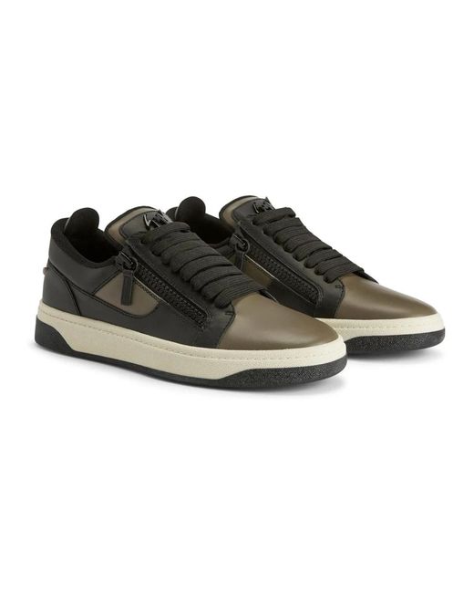 Giuseppe Zanotti Black Sneakers for men