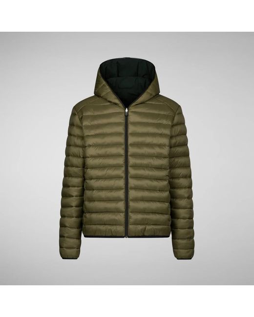 Save The Duck Green Winter Jackets for men
