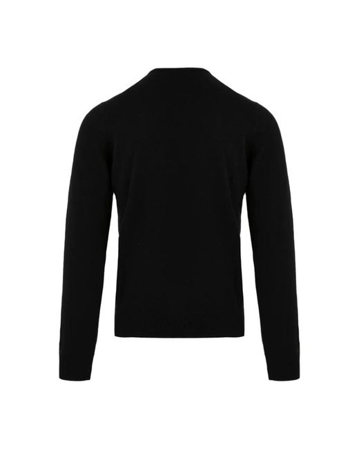 Paolo Fiorillo Black Round-Neck Knitwear for men
