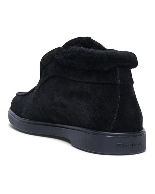Santoni Black Desert Boot