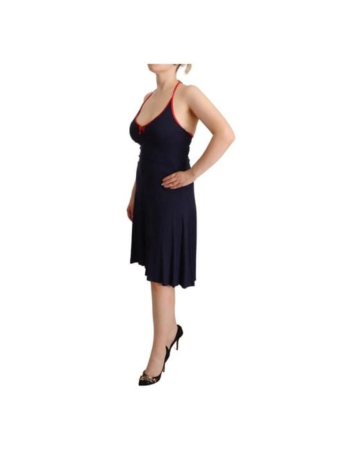 Rocco Barocco Blue Midi Dresses