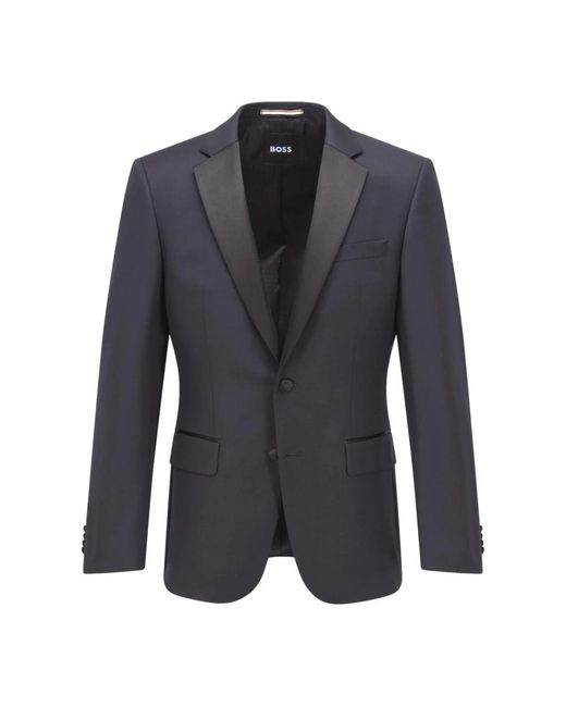 Boss giacca da smoking slim fit h-huge-tux-n-b1 50469191 colore blu scuro  da Uomo di BOSS by HUGO BOSS in Blu | Lyst