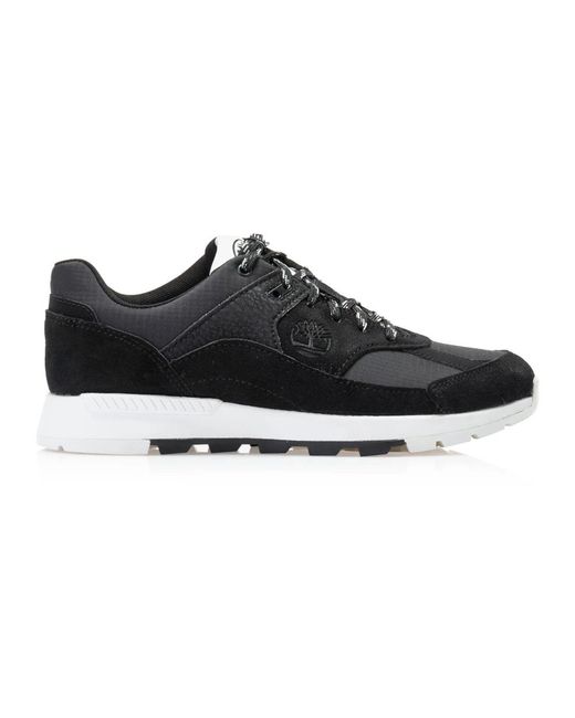 Timberland Schoenen ,Zwart ,Leer Field Trekker Sneakers in het Black