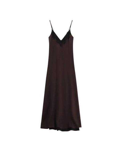 Imperial Brown Midi Dresses