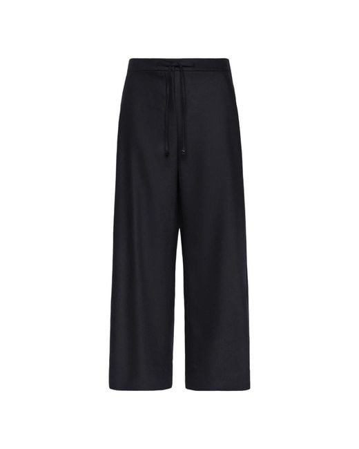 Max Mara Blue Wide Trousers