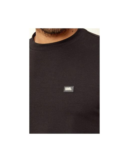 Karl Lagerfeld Black T-Shirts for men